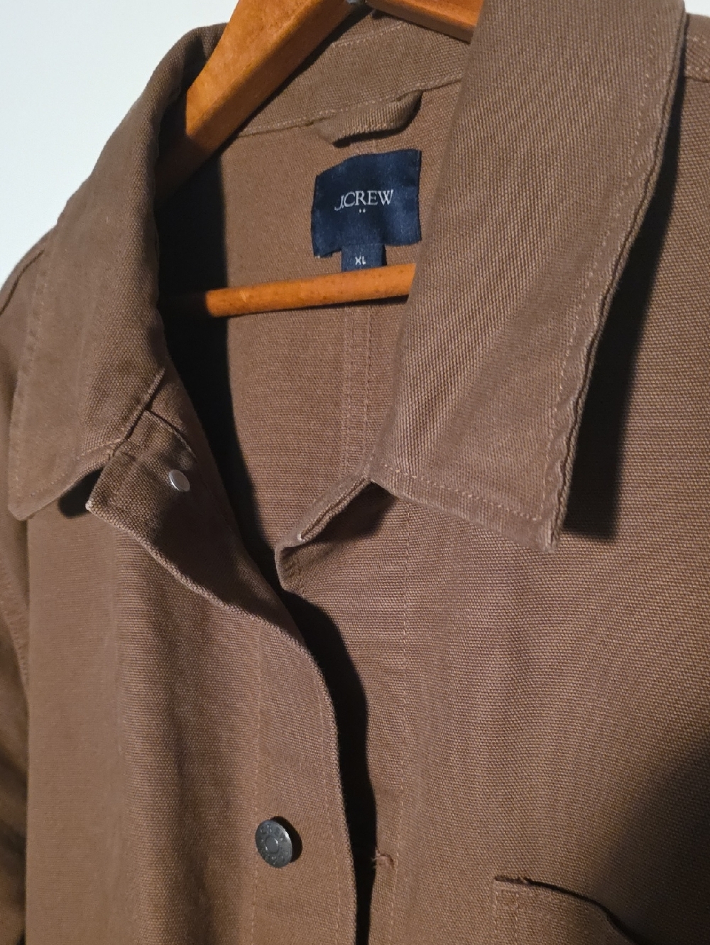 J. Crew Brown Lightweight Chore Jacket, Men’s XL - Picture 5 of 6